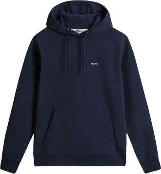 Woolrich Felpa con cappuccio e logo - Nero