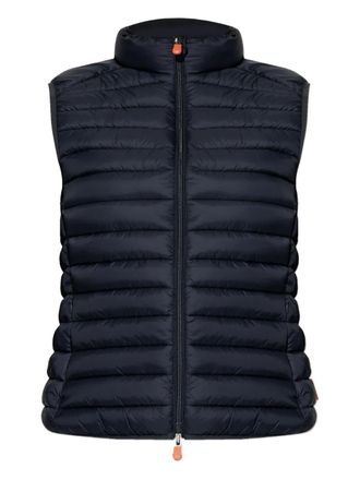 Save The Duck Charlotte padded gilet - women - Nylon/Polyester - 1 - Blue