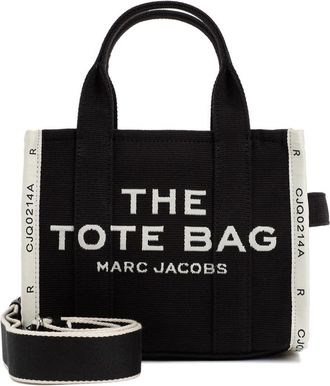 Marc Jacobs Black The Jacquard Small Tote