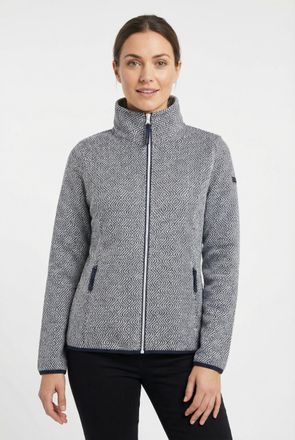 Icepeak Fleecejacke ICEPEAK AIKES, Damen, Gr. XXL, dunkelblau, Obermaterial: 100% Polyester, Jacken Fleecejacke, sportlicher Stil, f&uuml;r Sport- und Outdooraktiv