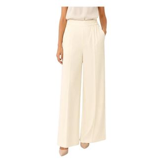 Imperial Wide Trousers, female, Beige, Size: XS pantaloni Poliestere