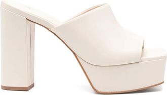 Carrano Leren sandalen - Beige