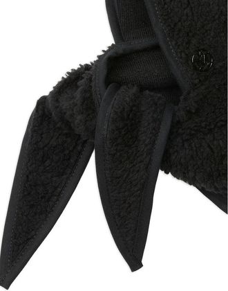 Maison Michel 2672001001 Shearling-Effect Cotton Winter Hat - Black