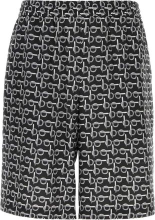 Burberry Silk Bermuda Shorts - Heren - Korte Broeken - Zwart - L - Korte Broeken