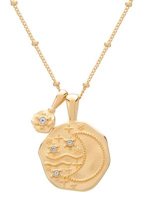 Murkani Night Sky Pendant Necklace in Yellow Gold at Nordstrom