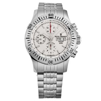 Revue Thommen Airspeed XLarge Chronograph Automatic Silver Dial Mens Watch 16071.6128