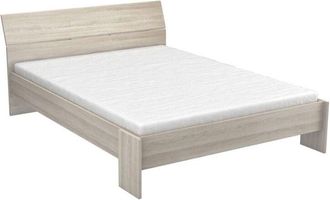 M&S Collection Cama de Matrimonio Prins Color Roble Shannon 135-140x190/200 cm