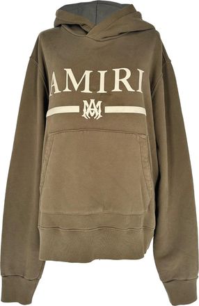 Amiri Amiri Bar Hoodie in Brown Cotton