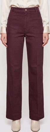 Victoria Beckham Jeans Donna colore Bordeaux