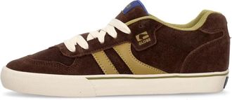 Globe Skate Schoenen Encore-2 Dark Oak/Sulphur - Heren - Sneakers - Bruin - 41 EU - Su&egrave;de - Schoenen