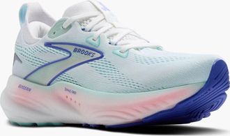 Brooks Brooks Glycerin 22 120434-1D-110 Womens White Blue Running Shoes HAM753