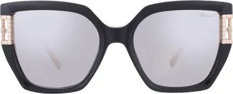 Chopard Grey Gradient Butterfly Ladies Sunglasses SCH378M BLKX 55