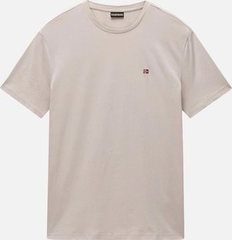 Napapijri Mens Napapijri Salis Flag T-Shirt - Tan - Size: 38