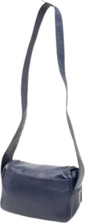 Loewe Pre-owned Cross Body Bags, female, Blue, Size: ONE SIZE Pre-owned Leather Crossbody Bag