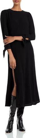 LBLC The Label LBLC the Label Donna Dress Women Black Cutout Side Slit Round Neck JDM838