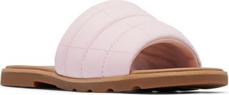 Sorel Ella III Quilted Puff Slide Sandal in Whitened Pink/Gum 2 at Nordstrom Rack, Size 6.5