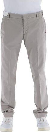 Entre Amis Heren, Broeken, Beige, Maat: W32 Katoen