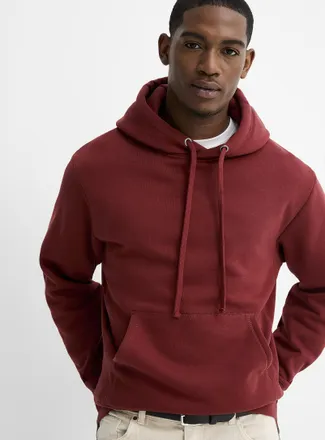 Le 31 Mens Brushed-interior hoodie