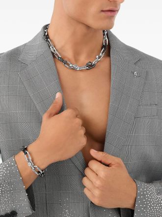Philipp Plein Bracciale a catena - Argento