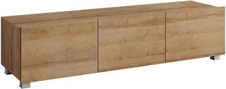 Mirjan24 Mobilier1 - Mueble Tv Tivdalu 103, Roble Dorado, N&uacute;mero De Puertas: 0, N&uacute;mero De Cajones: 0, 150x37x43cm