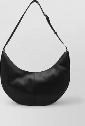 Fendi calf leather crescent shoulder bag