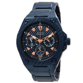 Guess Legacy Quartz Blue Dial Mens Watch W1305G4