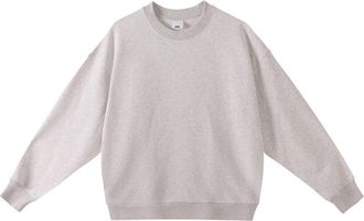 Generic Oversized Work Jumpers For Men Unisex Heavyweight Pullover Drop Shoulder Sweatshirt Crew Neck Long Sleeve Top Loose Fit Casual Streetwear Men Women Co