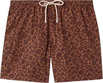 MC2 Saint Barth Badmode, Heren, Bruin, S, Lighting Swimwear