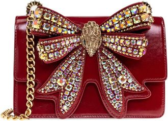 Kurt Geiger Borsa a tracolla Shoreditch Bow piccola - Rosso