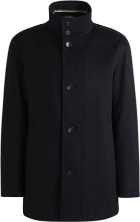 HUGO BOSS H-Coxtan-234 Jas - Heren - Mantel - Blauw - 3XL - Wol - Jassen