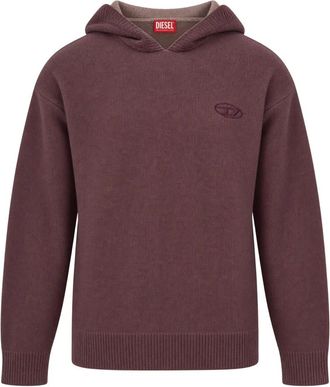 Diesel K-Pickled Hoodie - - Sweatshirts & Hoodies - Uomo - Viola - M