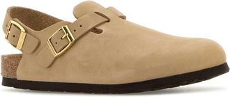 Birkenstock Unisex Sand Suede Tokyo Slippers Sandcastle Flat Shoes