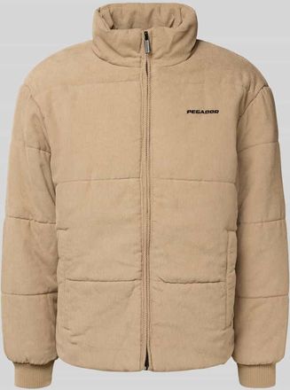 Pegador Steppjacke mit Stehkragen in Sand, Größe XXL