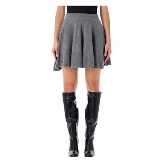 By Malene Birger Sherry Mini Skirt - Skirts - Mujer - Gris - M
