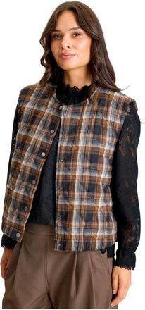 In Front Vest - Dames - Bodywarmers - Bruin - XL - Jassen