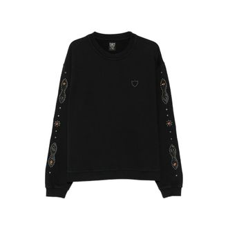 HTC Moustache Stud-embellished Sweatshirt