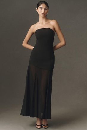 endless rose Strapless Chiffon Dress