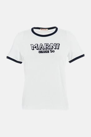 Marni White Logo T-Shirt
