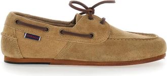Sebago Owen Boat Shoe - Dames - Bootschoenen - Beige - 39 EU - Leer - Schoenen
