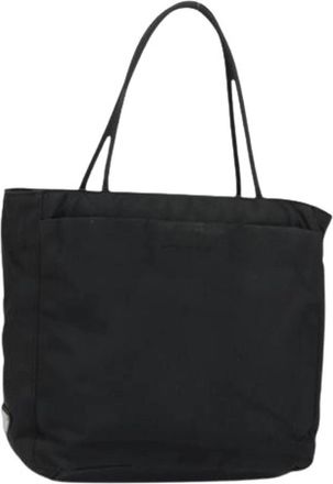Prada Pre-owned Vintage Nylon Tote - Dames - Vintage Shopper - Zwart - ONE Size - Nylon - Vintage