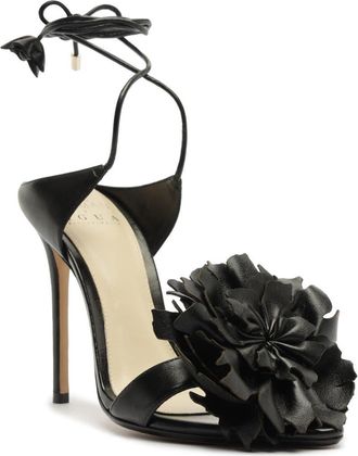 Alexandre Birman x Agua by Agua Bendita Ornela Ankle Strap Sandal in Black at Nordstrom, Size 8.5