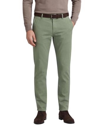Alberto pantalon Alberto Rob chino slim fit groen