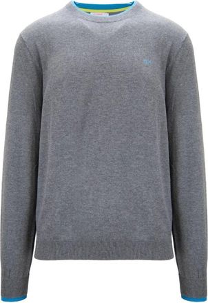 Sun 68 Heren, Truien, Grijs, Maat: 2XL Katoen
