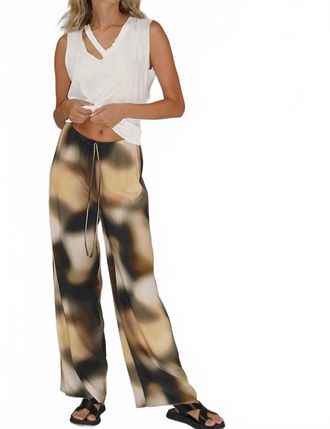 LnA Trento Drawstring Pant In Asteras Print