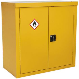 Loops Hazardous Substance Cabinet - 900 x 460 x 900mm - Two Door - 2 Point Key Lock