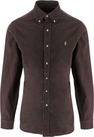 Polo Ralph Lauren Casual Shirts - Heren - Casual Overhemden - Bruin - 2XL - Overhemden