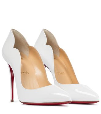 Christian Louboutin Hot Chick 100 patent leather pumps