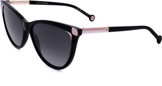Carolina Herrera Womens 57mm Black Sunglasses HER0141-S-KDX-57