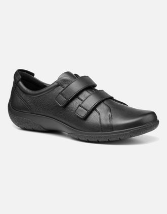 Hotter Womens Leap II Womens Casual Shoes - Black - Size: 4.5