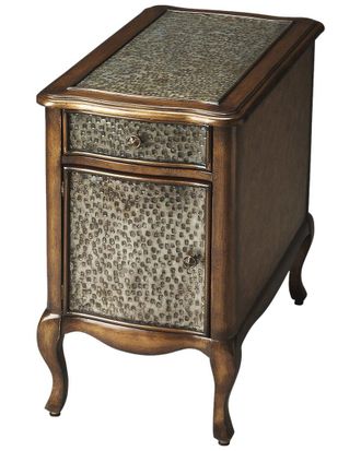 Butler Butler Specialty Company Bosworth Hammered Metal Side Table